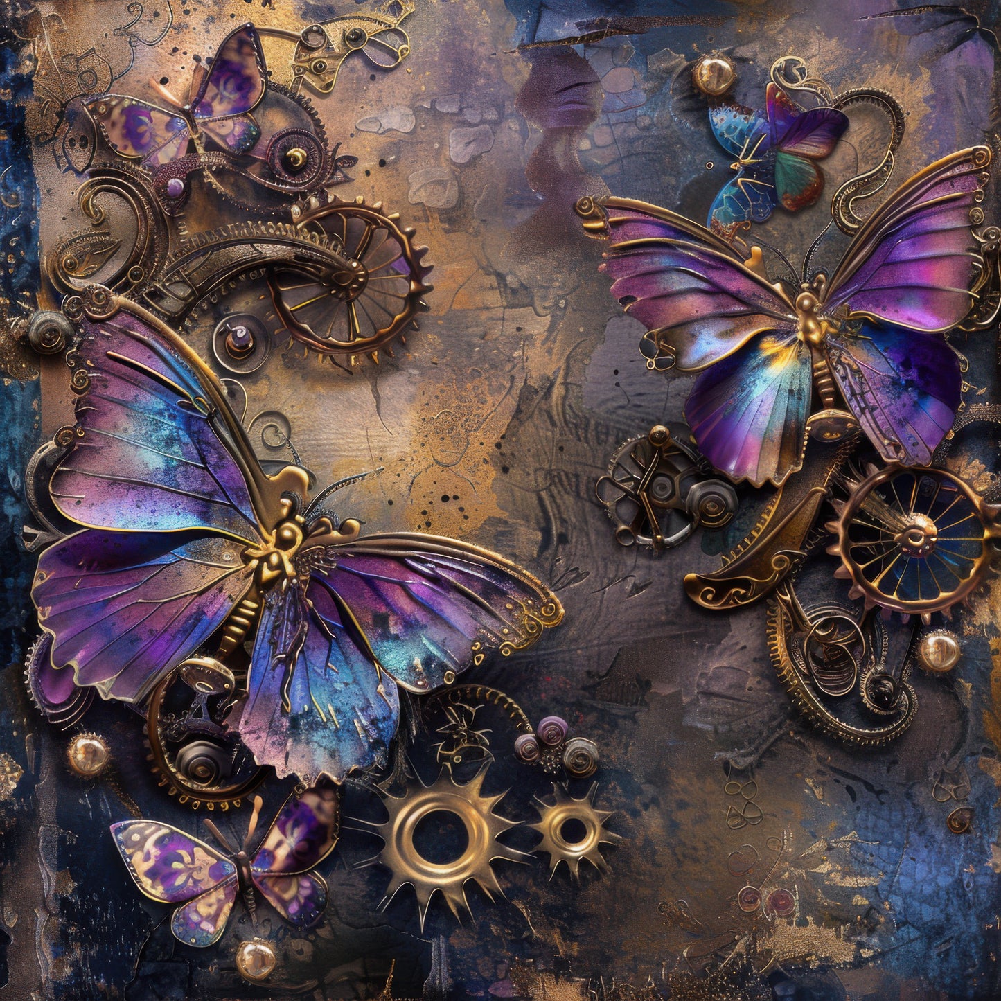 Steampunk Butterfly Set 3