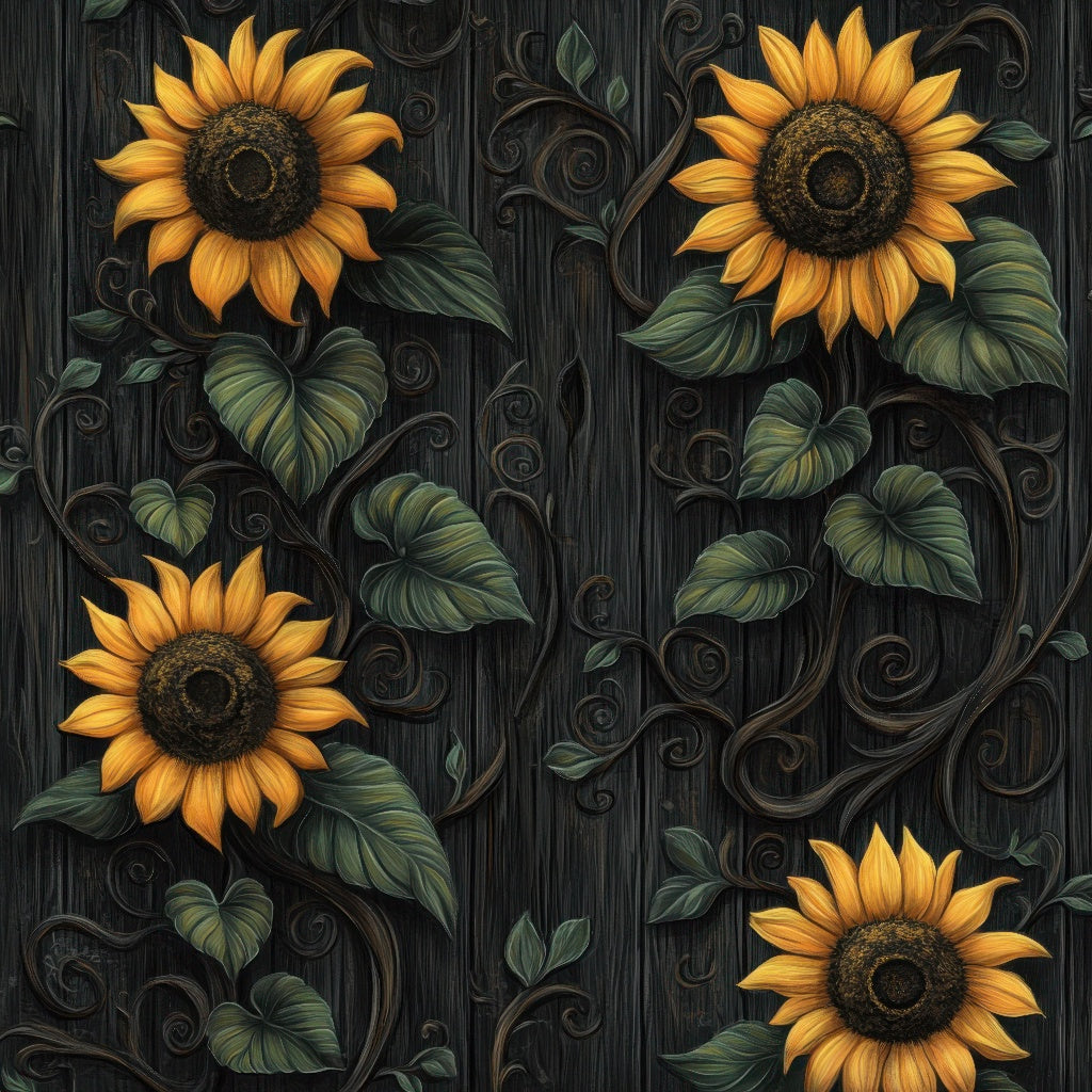 Earthy Sunflowers