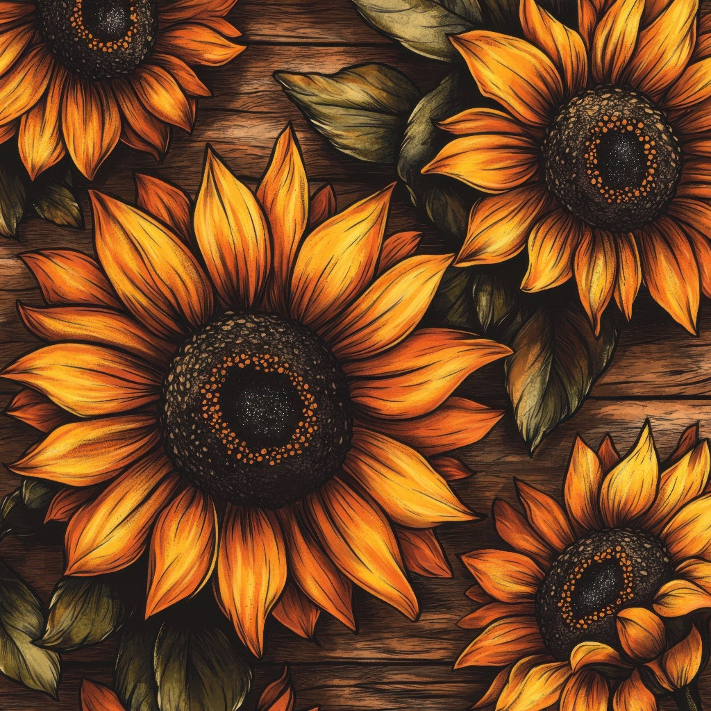 Earthy Sunflowers