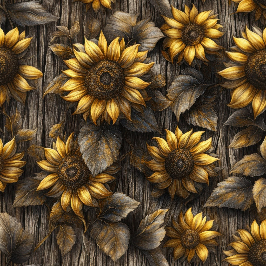 Earthy Sunflowers