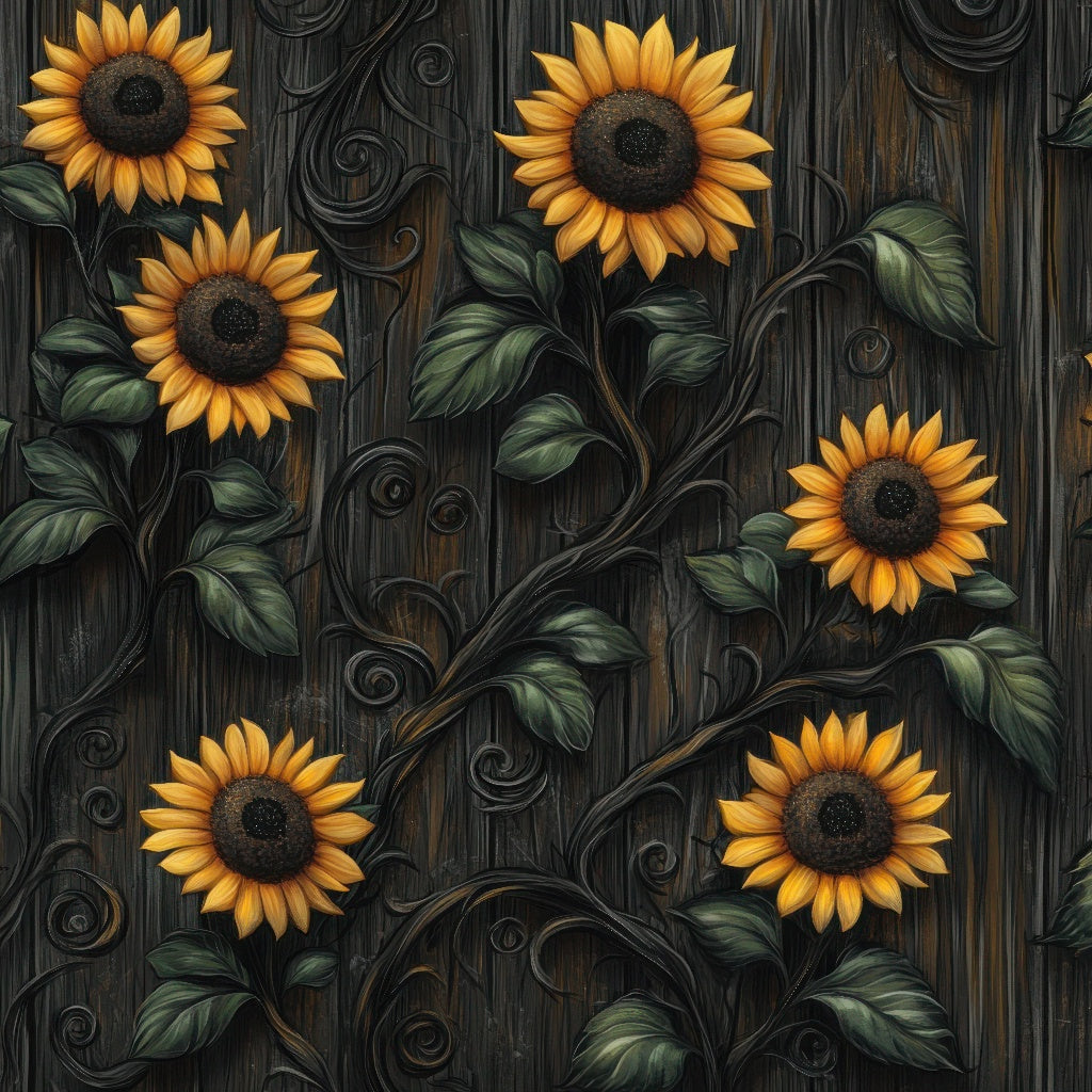 Earthy Sunflowers