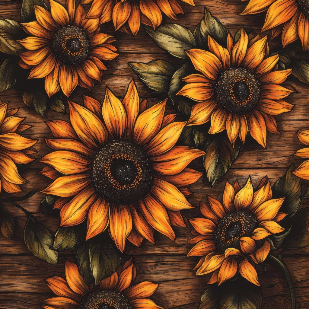 Earthy Sunflowers