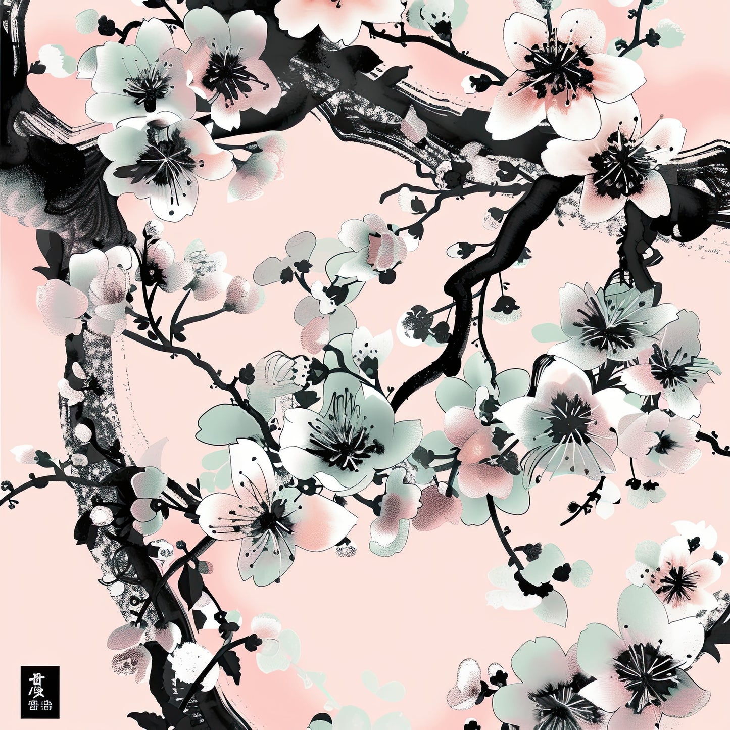 Japanese Cherry Blossoms (Digital)