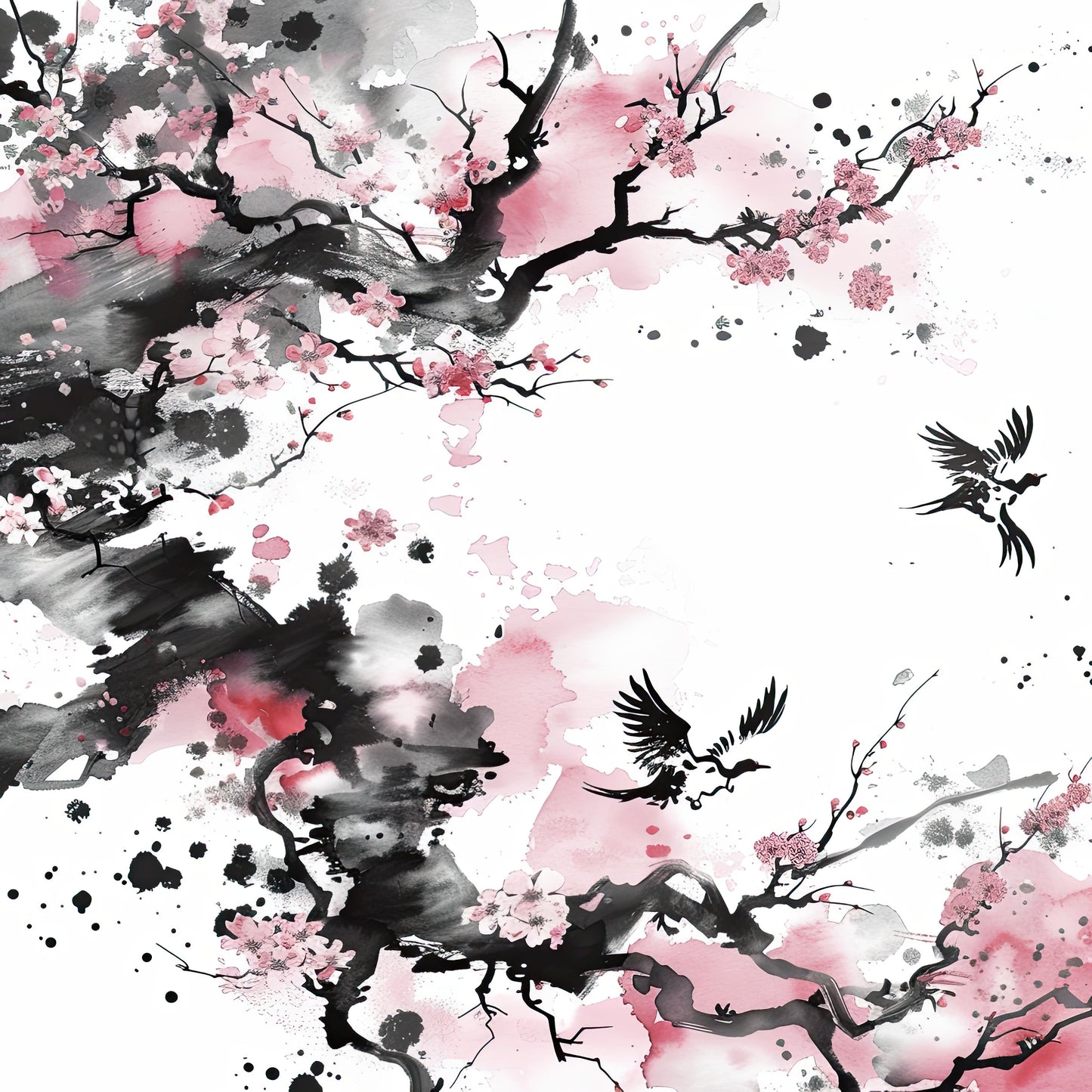 Japanese Cherry Blossoms (Digital)