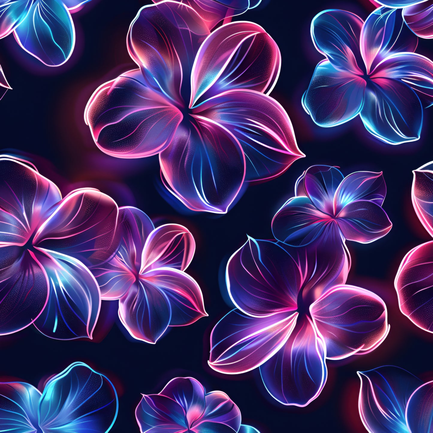 Neon Plumeria