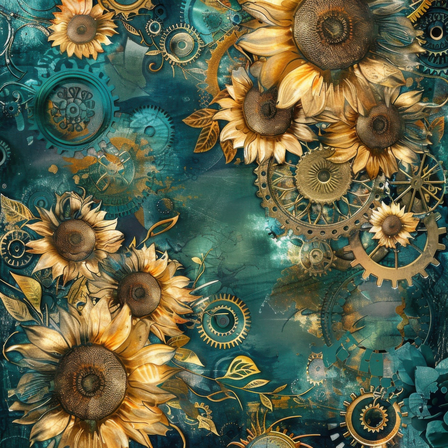 Steampunk Sunflower