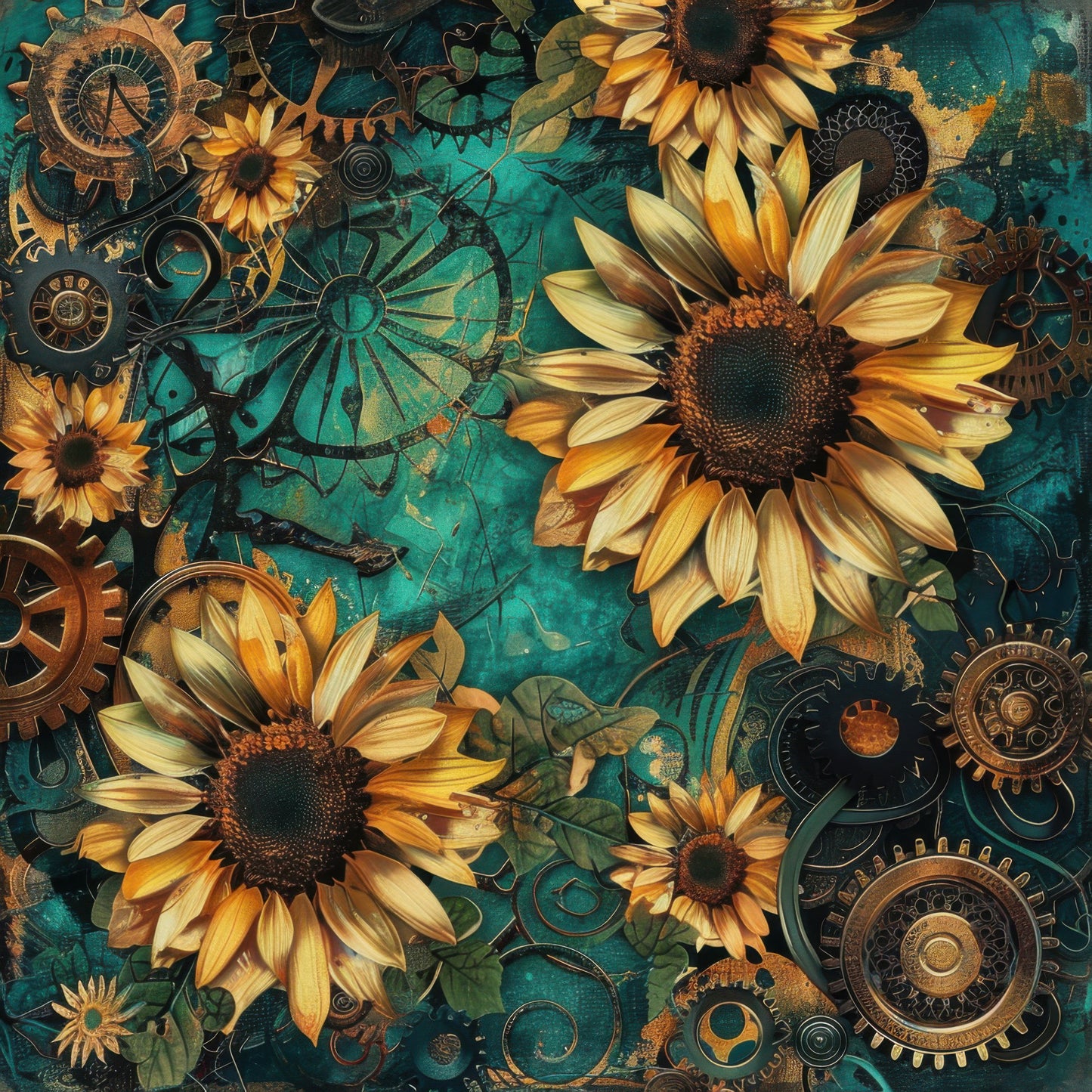 Steampunk Sunflower