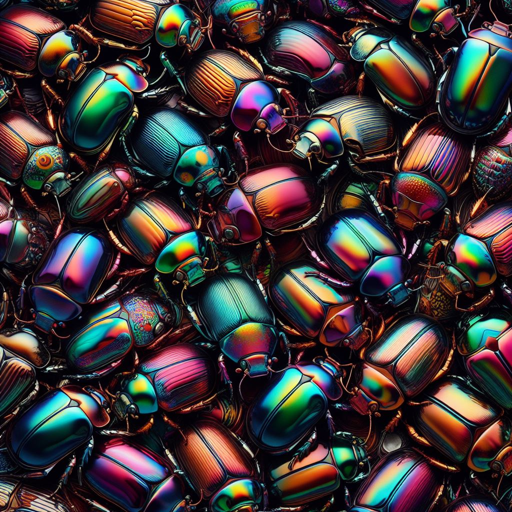 ElectroChrome Beetles